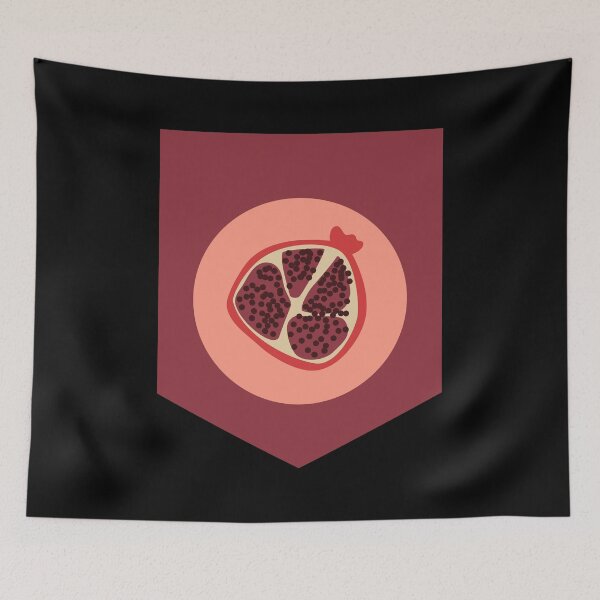 Item preview, Belinda Blinked Glee Team Pomegranate badge in  Berry juice (My dad wrote a Porno) designed and sold by SelfrontStudios.