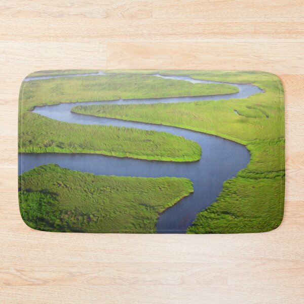 Item preview, Green Trees Plants River Water Aerial  designed and sold by DanielCarvalho2.