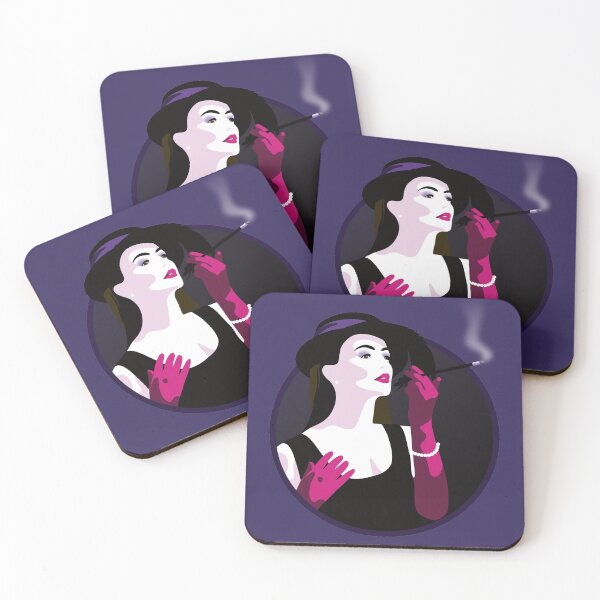 Item preview, Burlesque Girls | Rosalina - Pink & Purple designed and sold by ladyfacecreates.