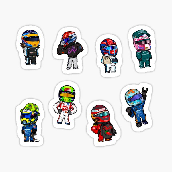 F1 Mini Drivers SERIES 2 pack Sticker