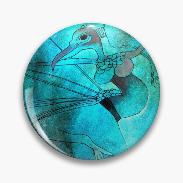 Item preview, Blue Peacock Dancer designed and sold by Tamsin Haggis.