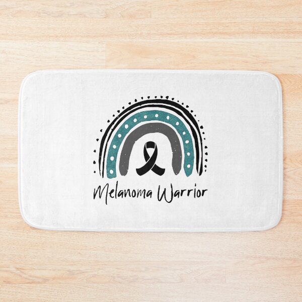 Item preview, Melanoma Warrior / Black Ribbon Cancer Awareness Support design designed and sold by CreatedByHeidi.