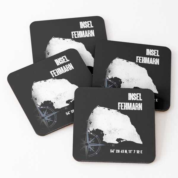 Item preview, Fehmarn Ostsee Island Coordinates Card Holiday designed and sold by sbachstroem.