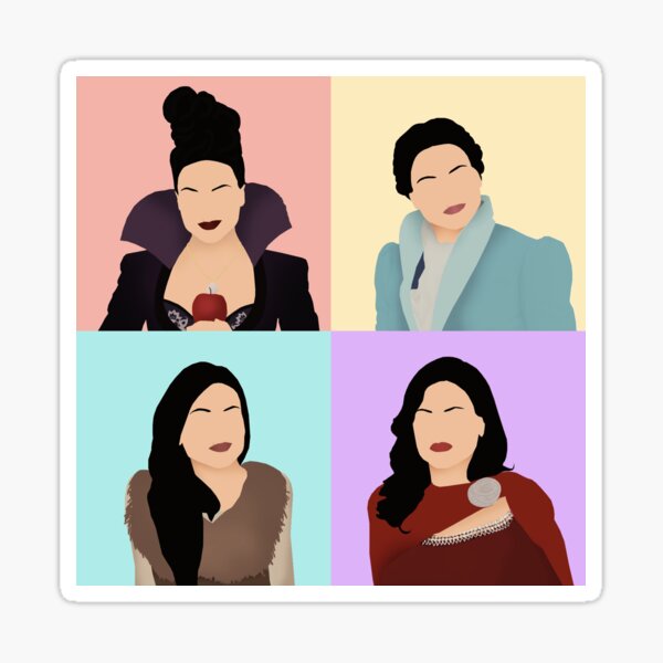 Regina Mills 4 in 1 Sticker