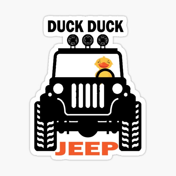 Duck Duck Jeep Stickers Redbubble