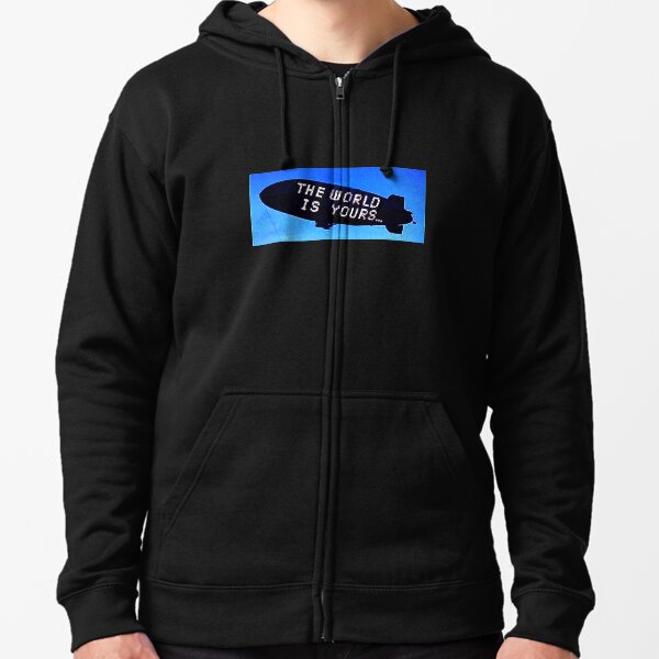 The world is yours best sale balloon hoodie