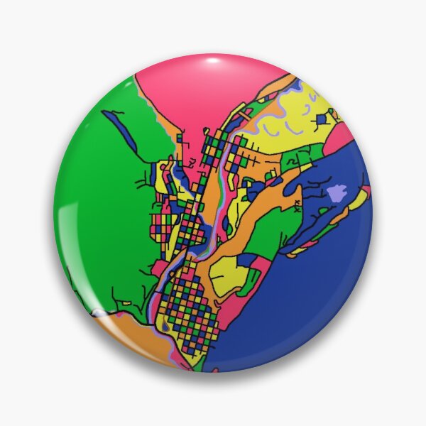 Item preview, Durango, CO Colorful Map designed and sold by John Mashburn.