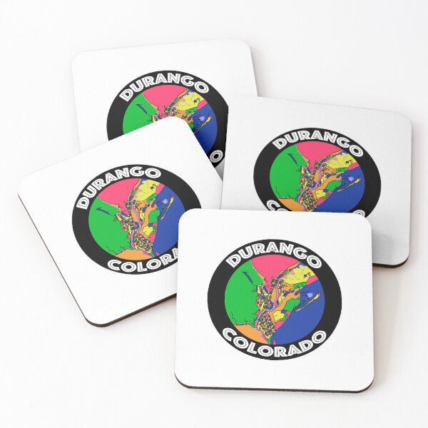 Item preview, Durango, CO Colorful Map designed and sold by John Mashburn.
