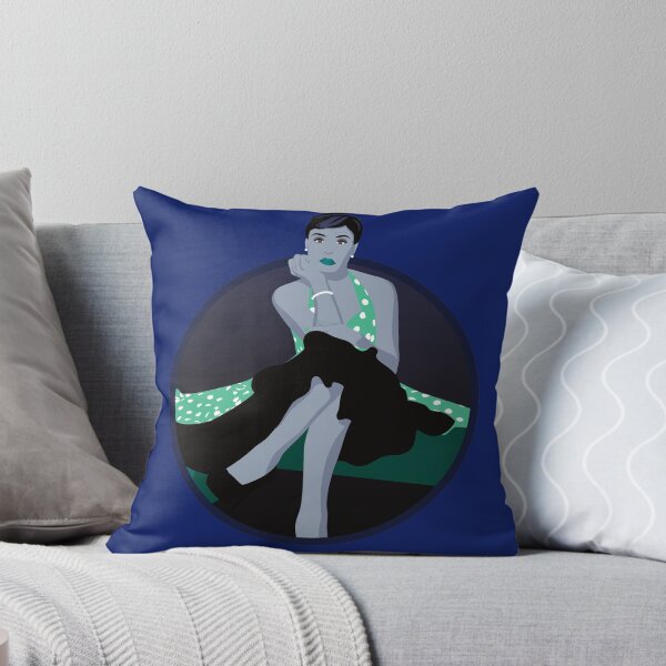 Item preview, Burlesque Girls | Delphine - Turquoise & Blue designed and sold by ladyfacecreates.