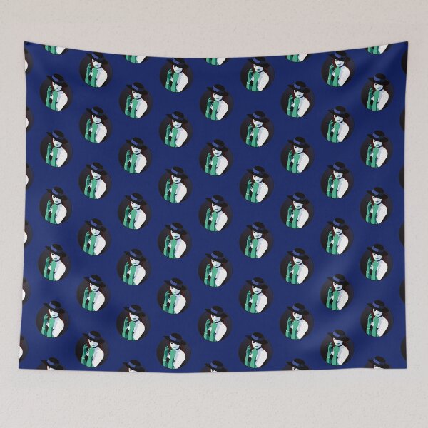 Item preview, Burlesque Girls | Suzette - Turquoise & Blue designed and sold by ladyfacecreates.