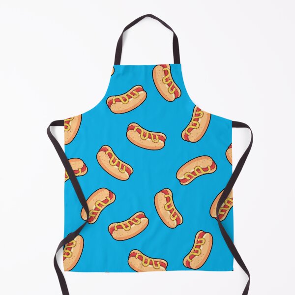 Item preview, Hotdog Blue Pattern designed and sold by keeleypost.
