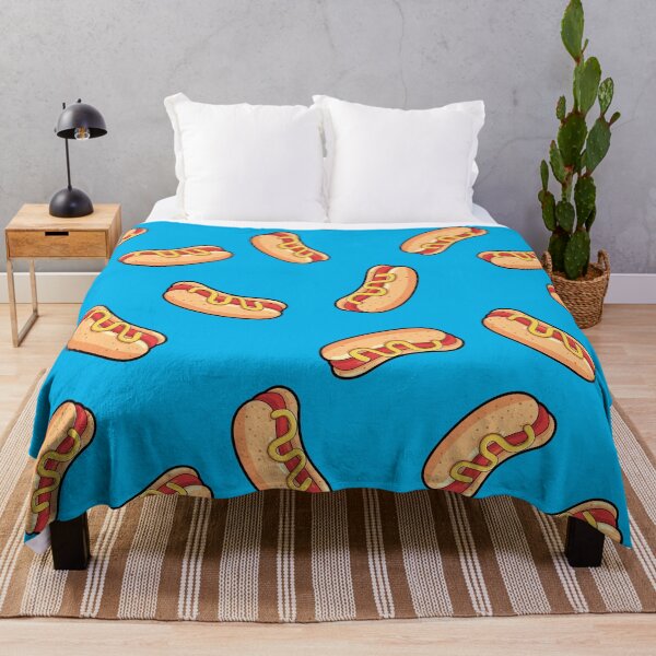 Item preview, Hotdog Blue Pattern designed and sold by keeleypost.