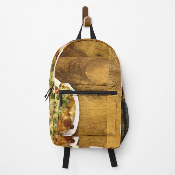 Item preview, Food Is My Love Language. Half Human Half Pizza. Cheesy Chicken Pizza Photograph. Food Photograph designed and sold by TheGoToStore.