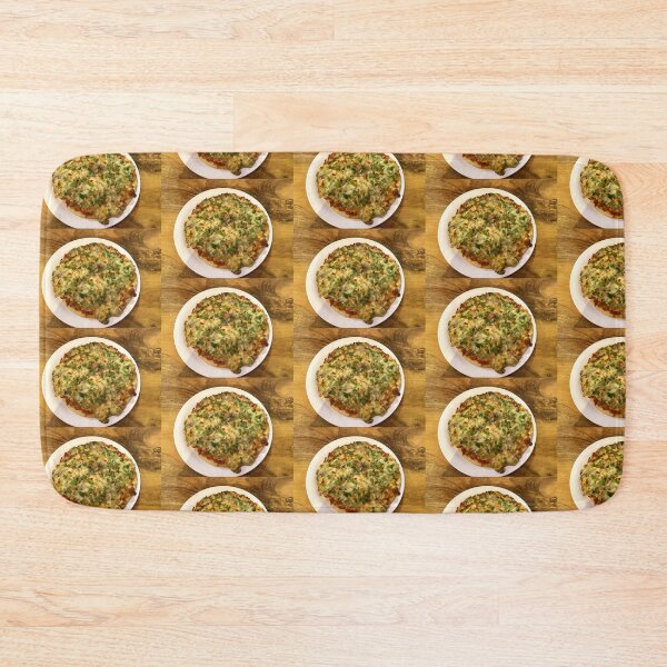 Item preview, Food Is My Love Language. Half Human Half Pizza. Cheesy Chicken Pizza Photograph. Food Photograph designed and sold by TheGoToStore.