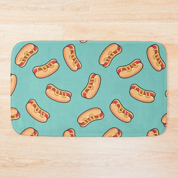 Item preview, Hotdog Green Pattern designed and sold by keeleypost.