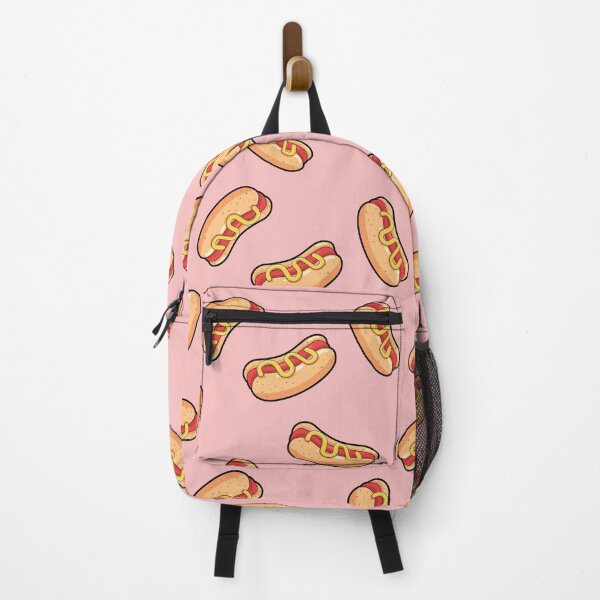 Item preview, Hotdog Pink Pattern designed and sold by keeleypost.