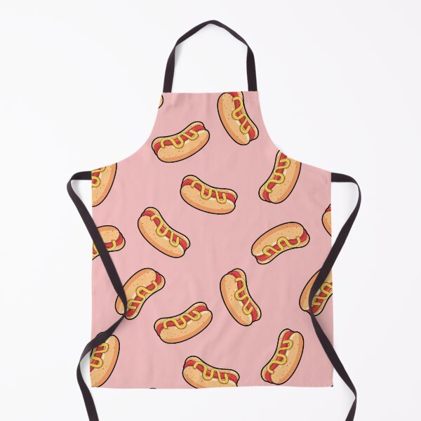 Item preview, Hotdog Pink Pattern designed and sold by keeleypost.
