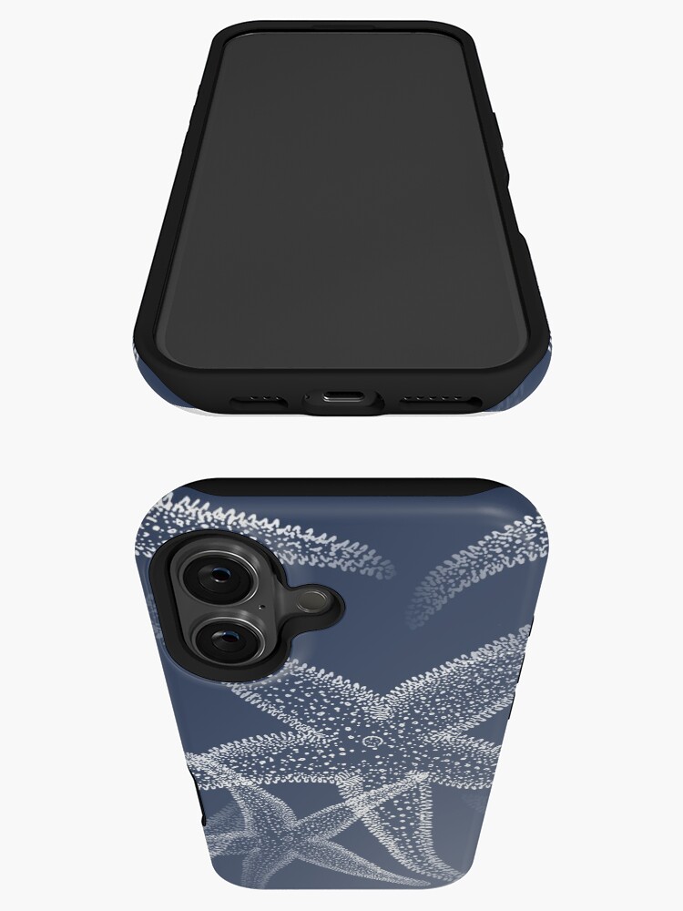 Thumbnail 3 von 4, iPhone-Hülle, Seestern Marineblauer Strand designt und verkauft von 13Moons.