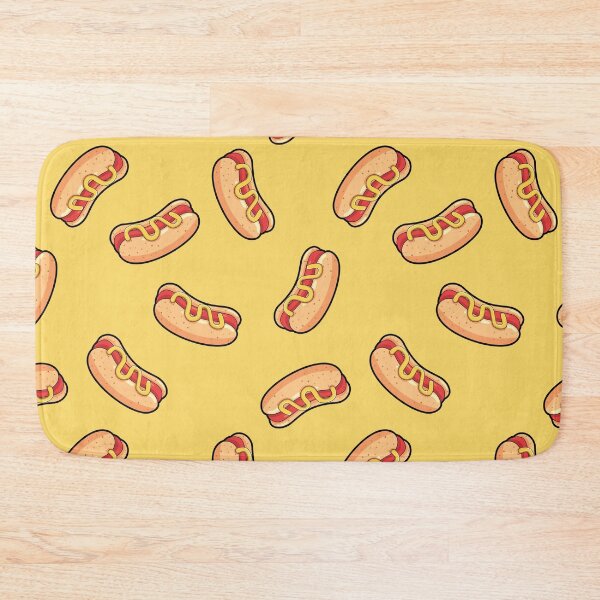 Item preview, Hotdog Yellow Pattern designed and sold by keeleypost.