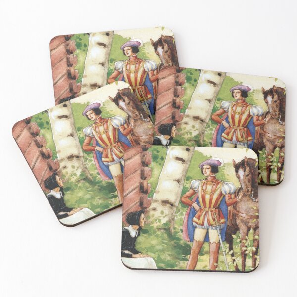 Item preview, Prince Meets The Old Woman By Rudolf Koivu designed and sold by ArtHistoryLover.