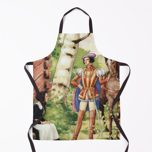 Item preview, Prince Meets The Old Woman By Rudolf Koivu designed and sold by ArtHistoryLover.