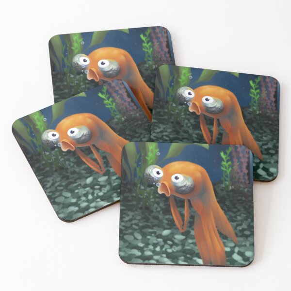 Item preview, Gasping Goldfish Illustration designed and sold by jcallmeinsane.
