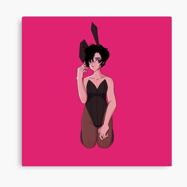 Bunny Suit Canvas Prints Redbubble - roblox bunny costume with panty hose