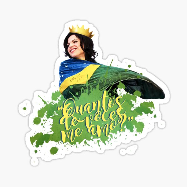 Lana Parrilla in Brasil Sticker