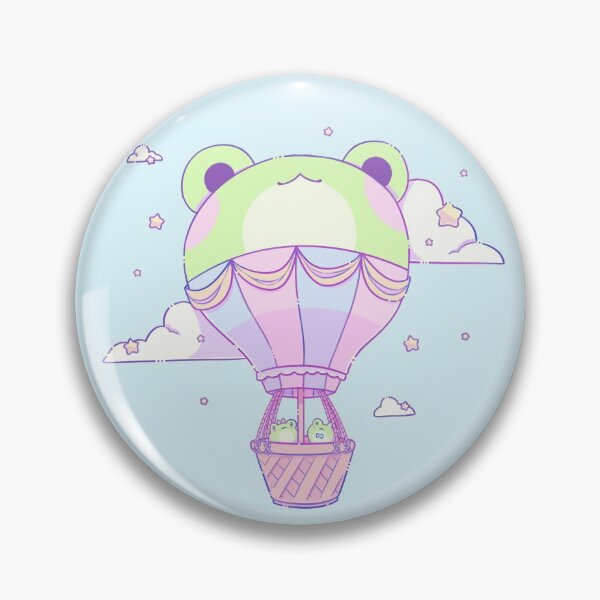 Artikelvorschau, Kawaii Frosch Heißluftballon Datum entworfen und verkauft von mahkala.