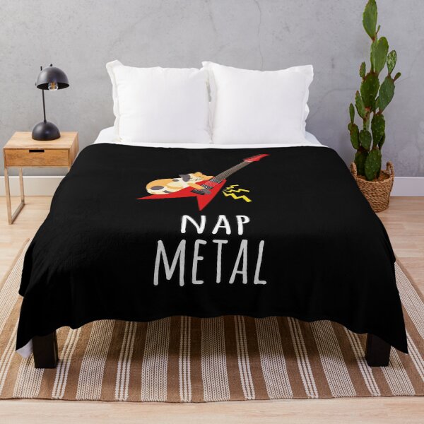 Item preview, Cute Cat Sleeping | Calico Cat | Metal Guitar designed and sold by Fluffy-Vectors.