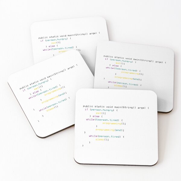 Item preview, Eating sleeping programming programming language designed and sold by DerNerd.