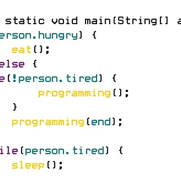 Artwork thumbnail, Eating sleeping programming programming language by DerNerd