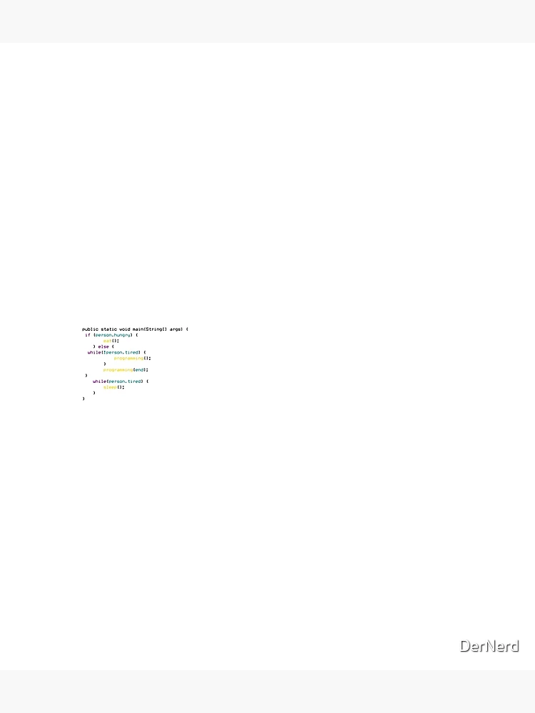 Thumbnail 3 of 3, Backpack, Eating sleeping programming programming language designed and sold by DerNerd.