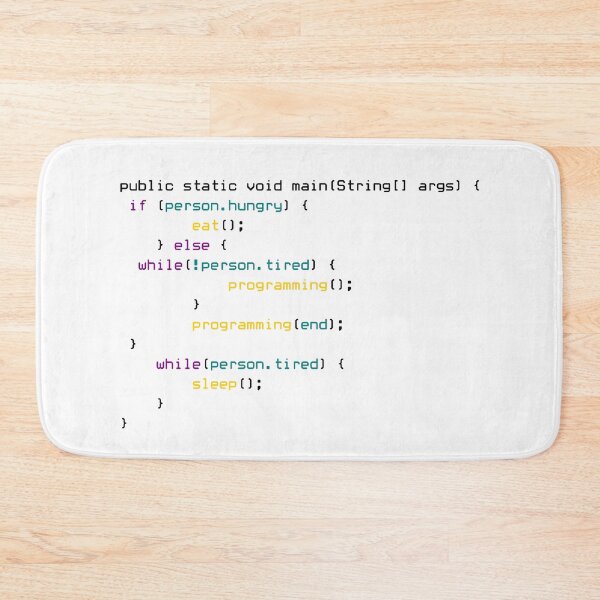Item preview, Eating sleeping programming programming language designed and sold by DerNerd.