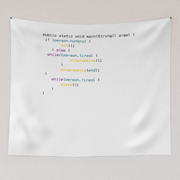 Item preview, Eating sleeping programming programming language designed and sold by DerNerd.