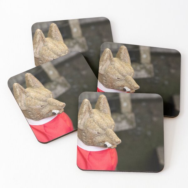 Item preview, Fushimi Inari Taisha, Fox (kitsune) holding a Scroll of Knowledge or a Message from the Gods designed and sold by ThomMorris.