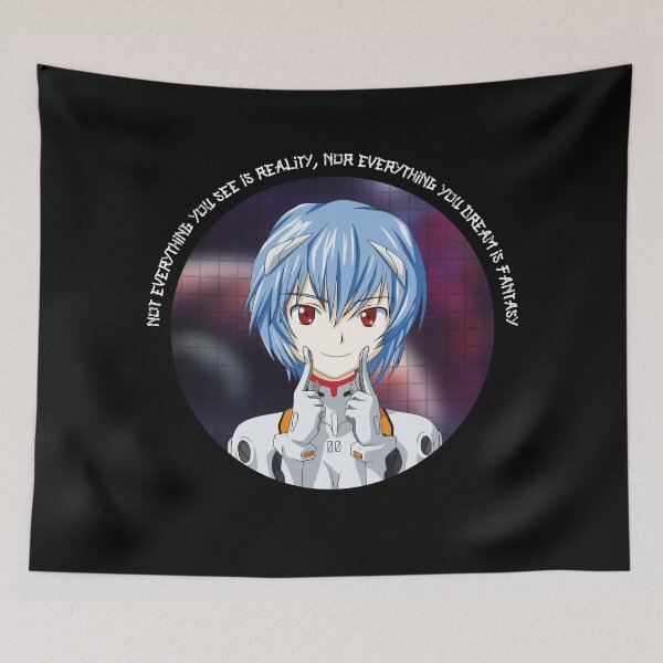 Item preview,  rei ayanami smile white designed and sold by cremadesign.