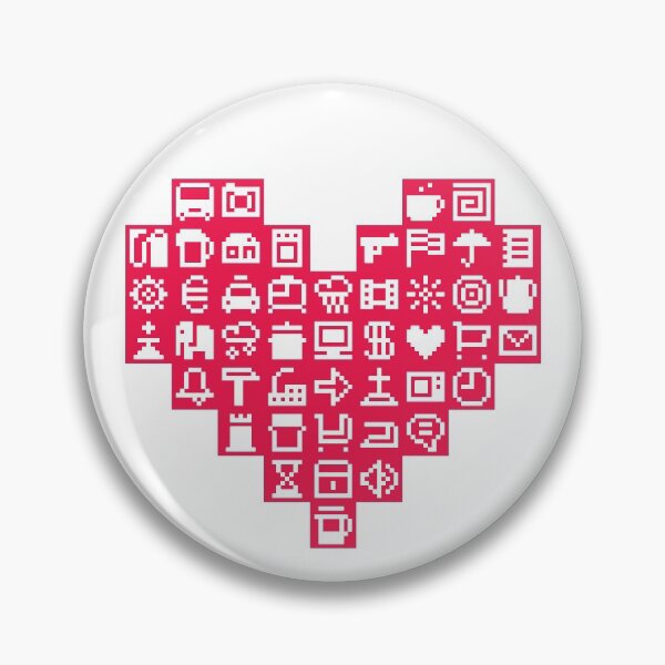 Item preview, Heart - pixel art designed and sold by nikolae.