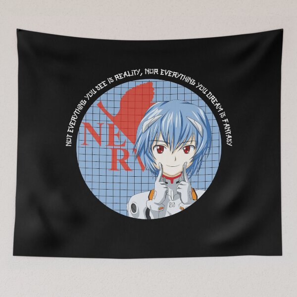Item preview,  rei ayanami smile white designed and sold by cremadesign.