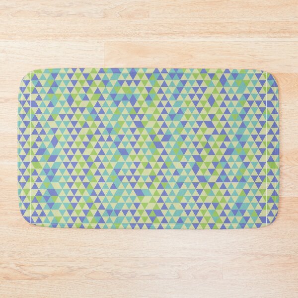 Item preview, Green and Blue Triangle Pattern  designed and sold by Jovydesign.