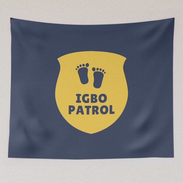 Item preview, Igbo patrol | Blue designed and sold by IgboProverbs.