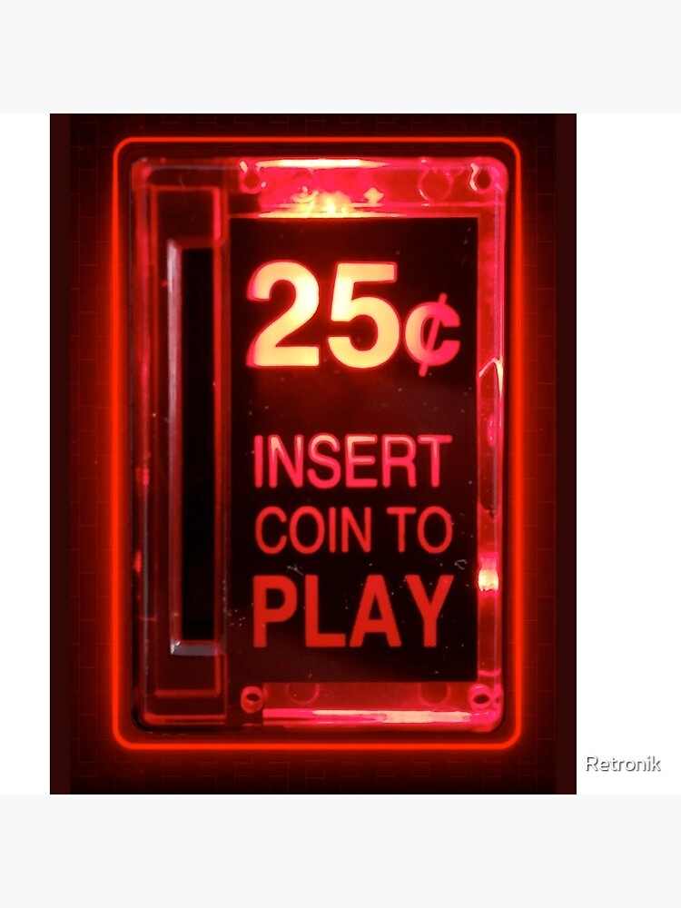 Disover Insert coin retro arcade | Pin