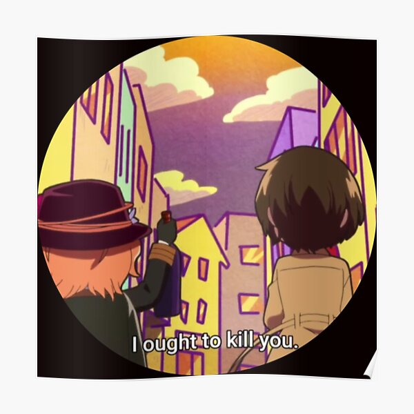 Bsd Wan Soukoku Dachuu Dazai And Chuuya Poster By Cloverfields