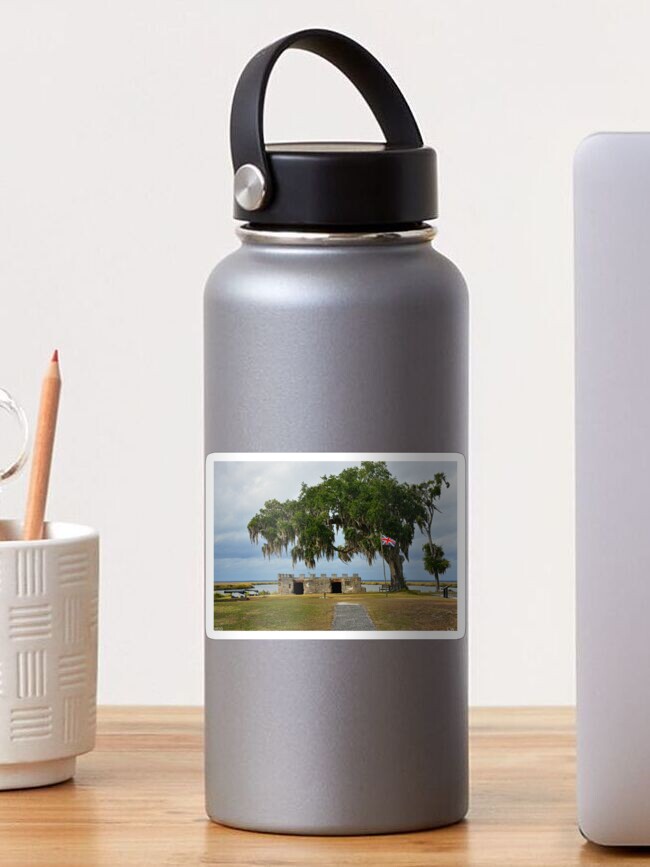 Thumbnail 1 of 3, Sticker, Fort Fredericka Saint Simons Island Georgia designed and sold by LisaWootenPhoto.