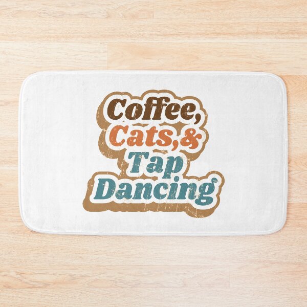 Item preview, Tap dancing gift - coffee cats and tap dancing | tap dance related gifts, tap dance student gift, tap dance teacher designed and sold by TAP-DANCE-ART.