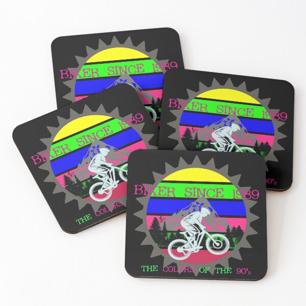 Item preview, The Colors Of The 90's Biker Neon Retro designed and sold by Wildchagapicker.