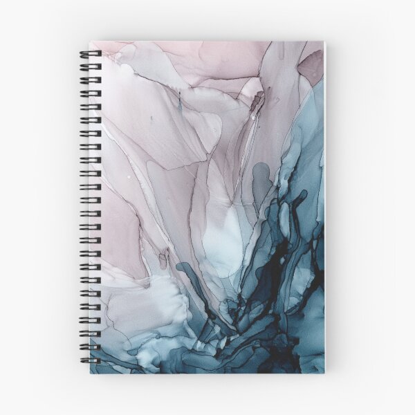 Item preview, Blue Seas Mauve Sand Abstract Flow Painting 3 designed and sold by Elizabeth  Karlson.