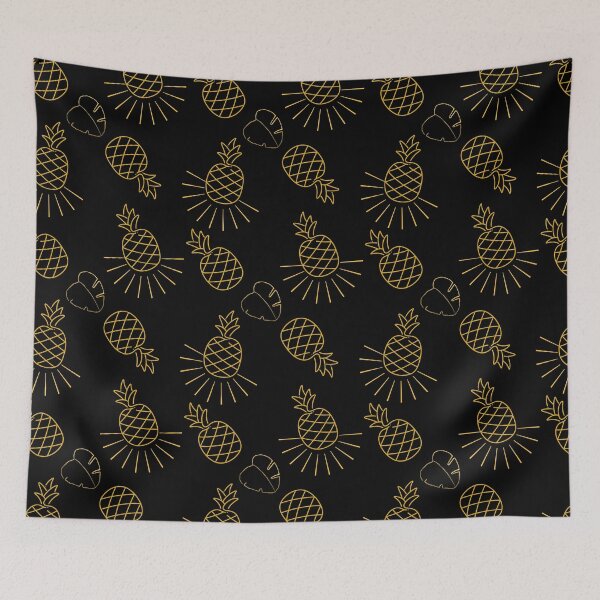 Item preview, Golden Pineapple Pattern designed and sold by EverythingCore.
