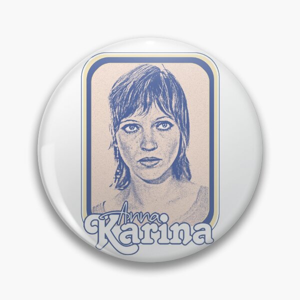 Item preview, Anna Karina ∆ Vintage Look Fan Design designed and sold by AestheticNow.