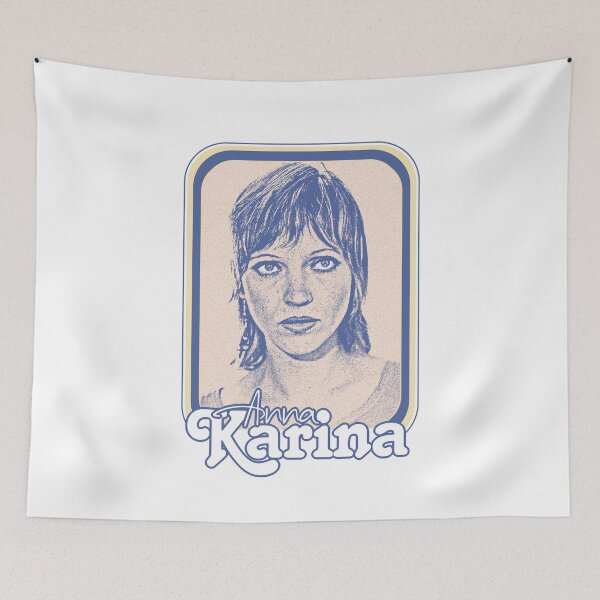 Item preview, Anna Karina ∆ Vintage Look Fan Design designed and sold by AestheticNow.